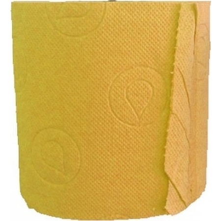 1x WC-papier toiletrol geel 140 vellen