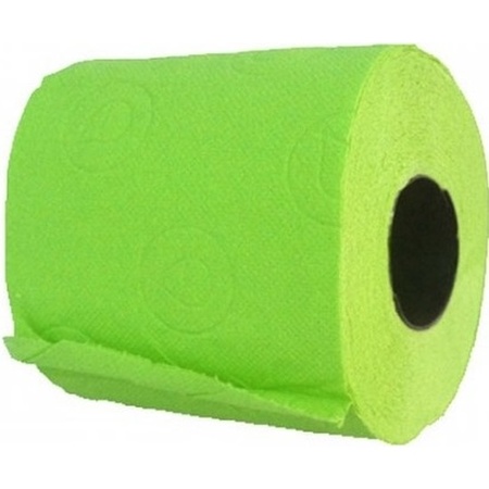 1x WC-papier toiletrol groen 140 vellen