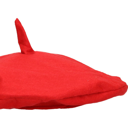 24 red French berets
