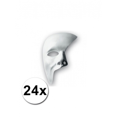 24 white masks phantom of the opera
