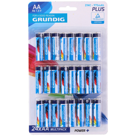 Set van 24 Grundig R06 AA batterijen 1.5 V