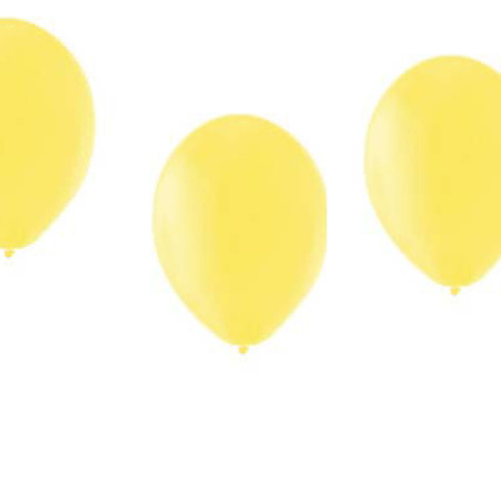 50x gouden en gele ballonnen