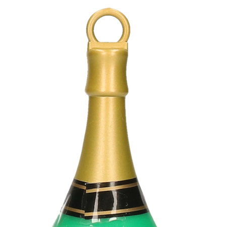 2x Ballongewichten champagne flesje