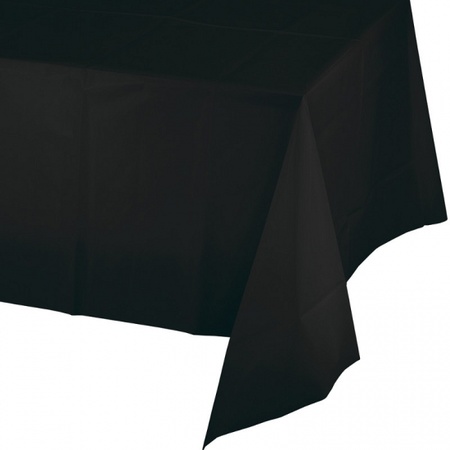 2x Halloween tafelkleden zwart 274 x 137 cm