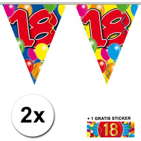 2x Flagline 18 years simplex with free sticker