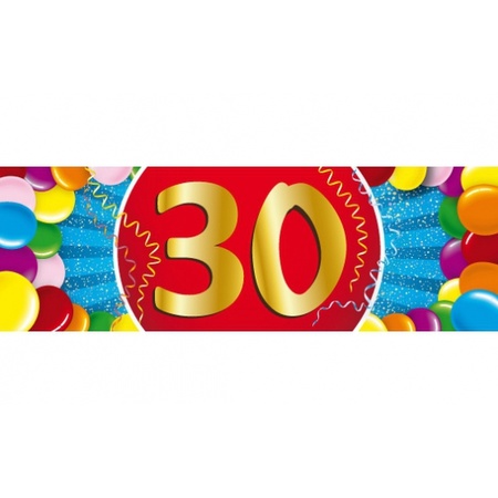 30 jaar leeftijd sticker verjaardag versiering