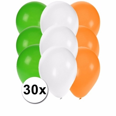 Ierse ballonnen pakket 30x
