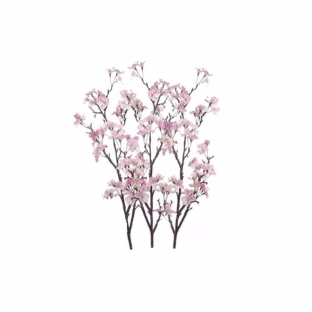 3 takken Appelbloesem roze 104 cm