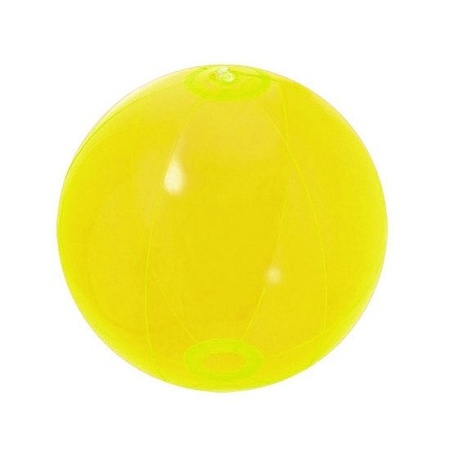 3x Neon gele strandbal
