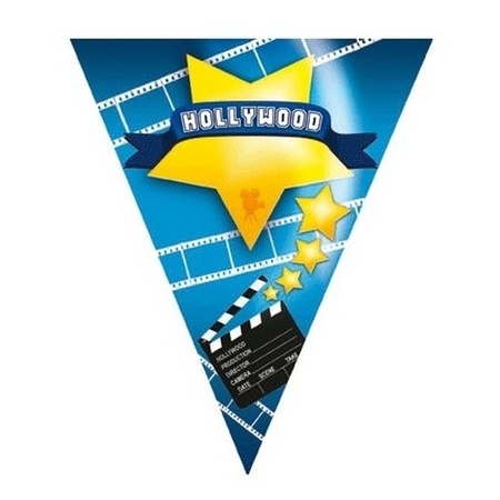 3x Hollywood thema vlaggenlijnen Hollywood