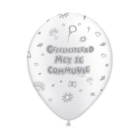 Communieversiering ballonnen 40 x