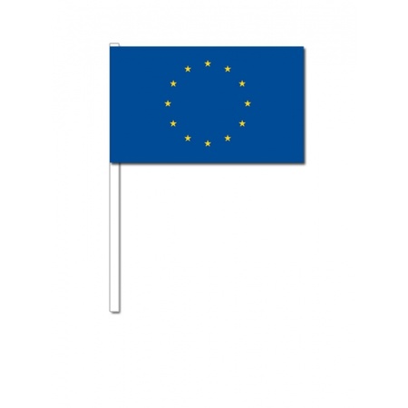 Zwaaivlaggetjes Europa 50 stuks