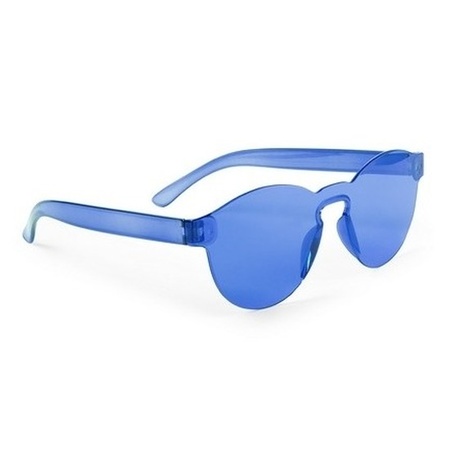 5x Blauwe feestbril voor volwassenen
