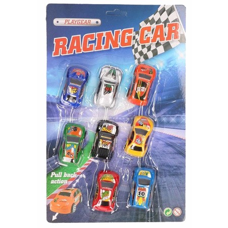 Race Speelgoed Auto Setje Van 8 Stuks Fun En Feest