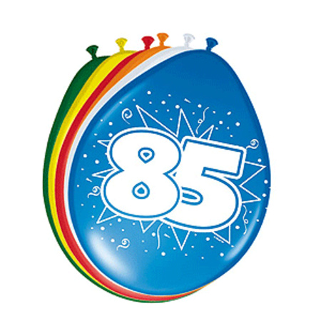 Folat Party 85e jaar verjaardag feestversiering set - Ballonnen en slingers