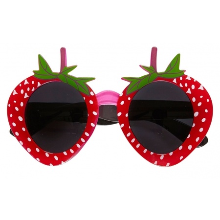 Aardbeien fun zonnebril