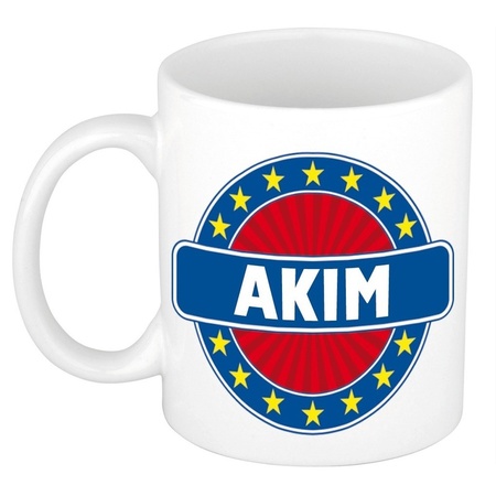 Voornaam Akim koffie/thee mok of beker