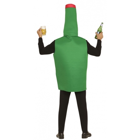 Groene bierfles kostuum