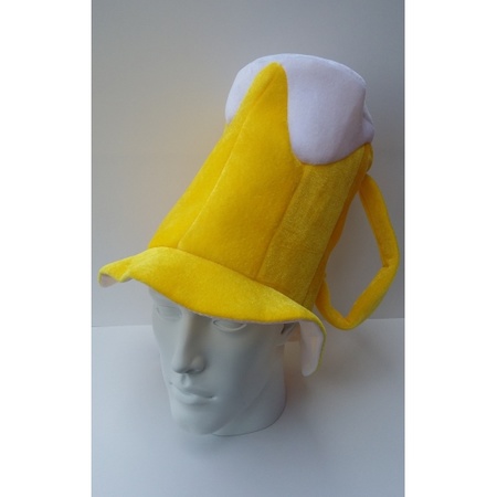 Pils bierpul bierfeest/oktoberfest hoed verkleed accessoire voor dames/heren