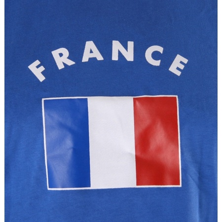Heren t-shirt met Franse vlag