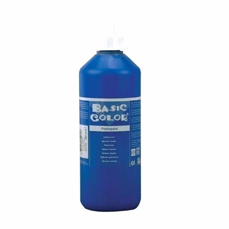 Blauwe plakkaatverf tube 500 ml