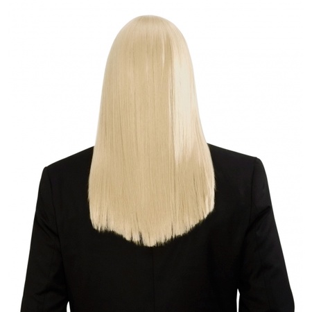 Blond long wig for men