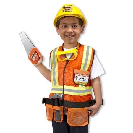 Construction worker costume for kids