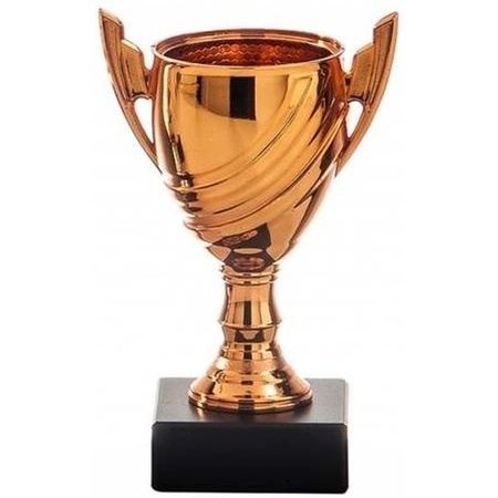 Sportprijzen/awards trofee bekers 13 cm goud/zilver/brons