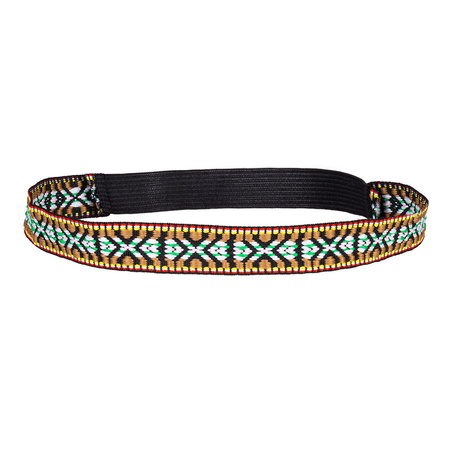 Boland Carnaval/verkleed accessoires Hippie/sixties sieraden set - ketting/oorbellen/haarband