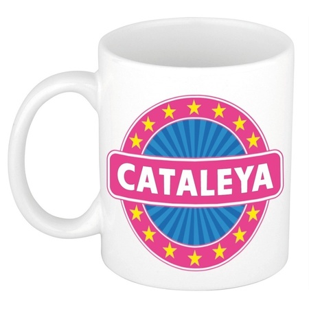 Voornaam Cataleya koffie/thee mok of beker