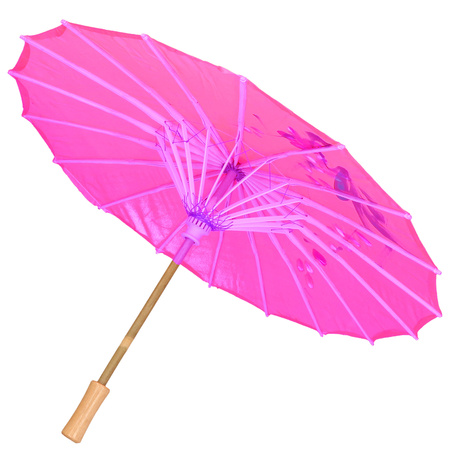 Decoratie parasol China paars 80 cm