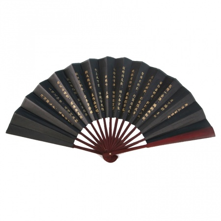 Chinese fan black deluxe 60 cm