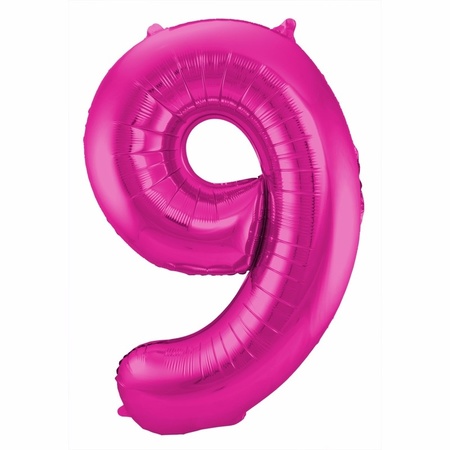 Verjaardag versiering pakket 19 jaar - opblaascijfer/slinger/ballonnen