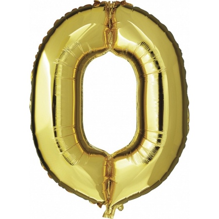 90 year foli balloons gold