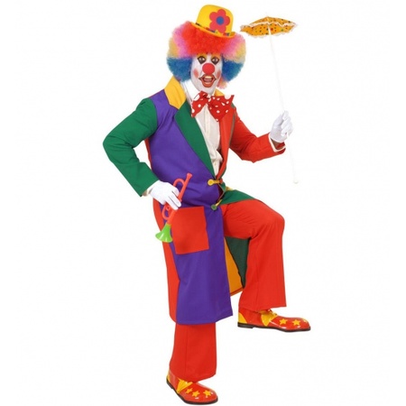 Lange clowns jas voor volwassenen