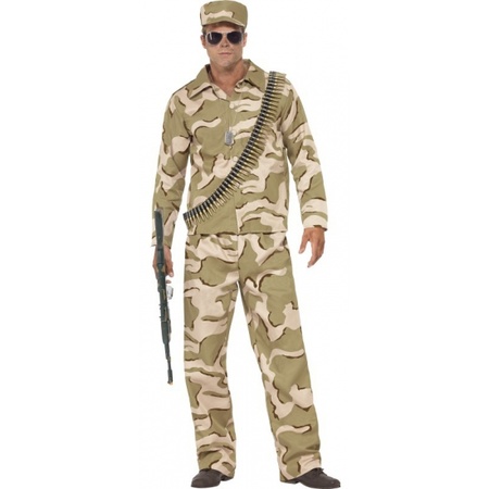 Desert trooper verkleedkleding voor heren