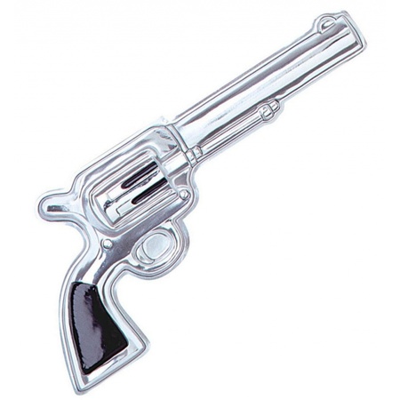 Plastic pistol decorative 3D 55 cm
