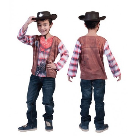 3D Cowboy shirt voor kinderen