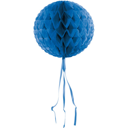 Honeycomb ballen blauw 30 cm