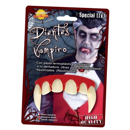 Vampier gebit halloween verkleed accessoire voor volwassenen