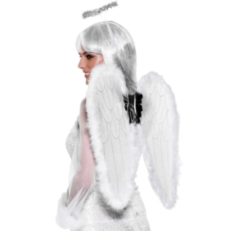 Witte engelen vleugels