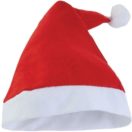 Foute Kerst Opposuits pakken/kostuums met Kerstmuts - maat 52 (XL) voor heren Christmaster