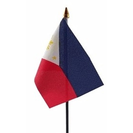 Filipijnen vlaggetje polyester