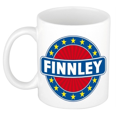 Voornaam Finnley koffie/thee mok of beker