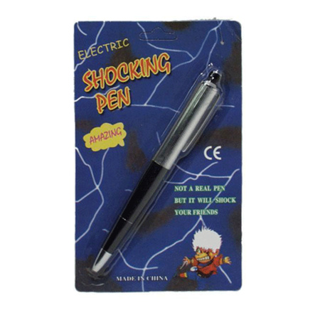 Fopartikelen - Shock pen - die een schok geeft als je gaat schrijven