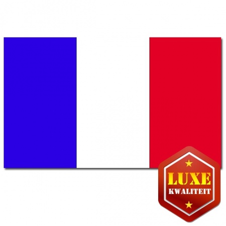 Luxe Franse vlag 100 x 150 cm