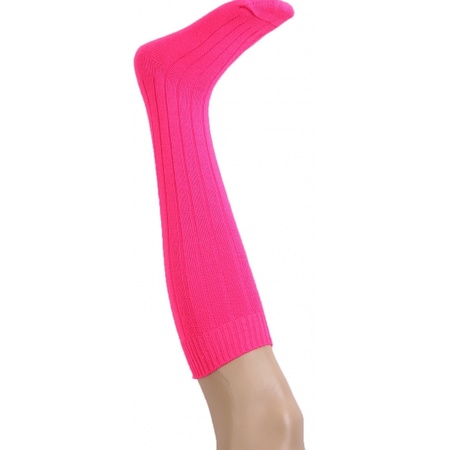 Fuchsia knee socks size 41-47