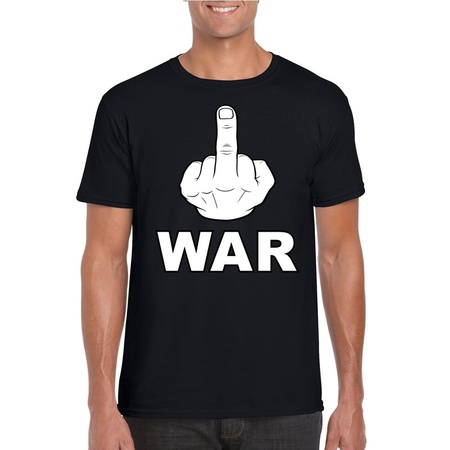 Fuck war shirt black for men
