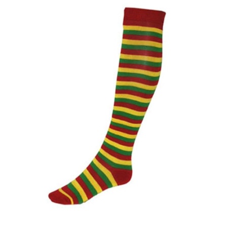 Zenuwinzinking Grap Millimeter Gekleurde kniekousen/sokken voor dames | Fun en Feest