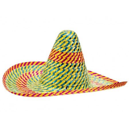 Sombrero hoeden in diverse kleuren 50 cm